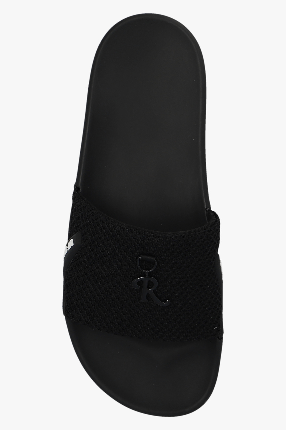 Black 'Astra' slides Raf Simons - SchaferandweinerShops GB